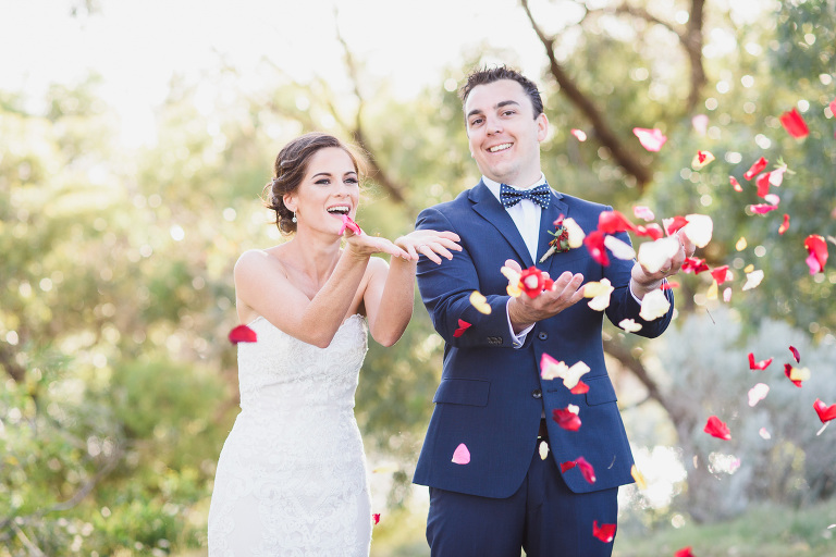 Joondalup Resort Wedding Photography by Melissa's Photography with Fun Bridal Portraits