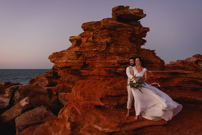 Epic relaxed Broome wedding photography